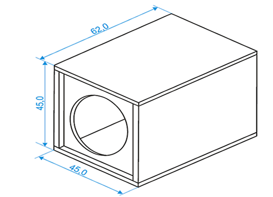 Caixa subwoofer 15 